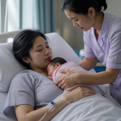 Vì sao mẹ sinh mổ thường chậm có sữa hơn mẹ sinh thường?